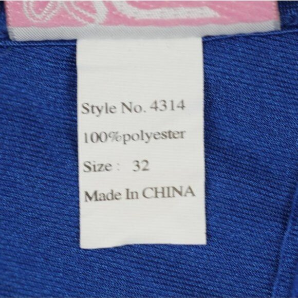 Elegant Moments Women's Size 32 Blue Silver Embellished Corset Set - Picture 8 of 9